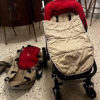 Passeggino completo di copertina, ombrello Bugaboo