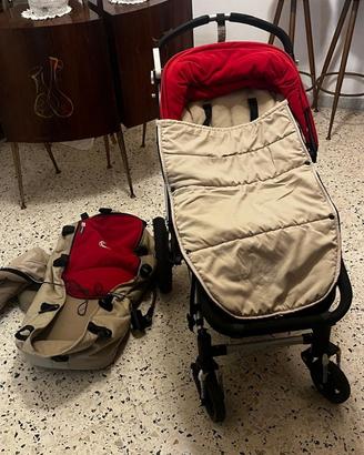 Passeggino completo di copertina, ombrello Bugaboo