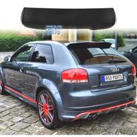SPOILER AUDI A3 8P HATCHBACK 04-13 LOOK RS3 NERO L
