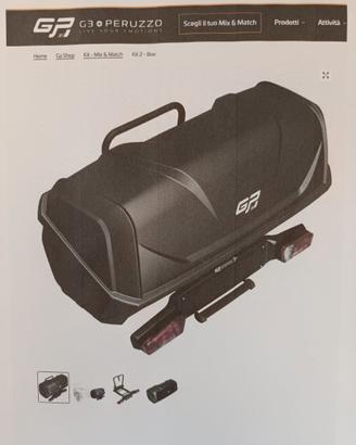 KIT 2 BOX- G 3 Peruzzo come nuovo.