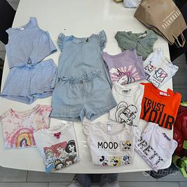 Lotto estivo bambina 3/4 anni