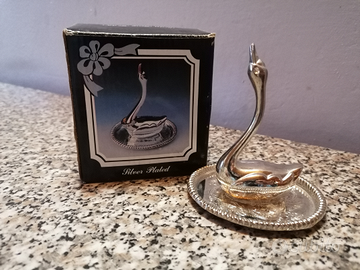 Porta anelli in silver plated