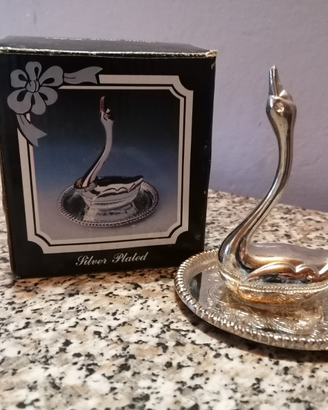 Porta anelli in silver plated