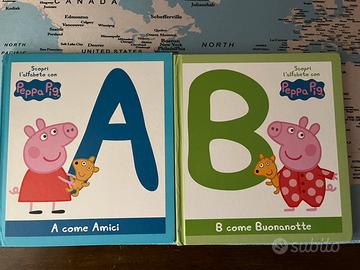 Peppa Pig scopri l’alfabeto libri A e B