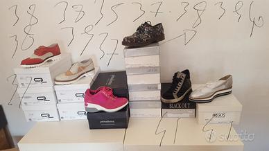 Stock scarpe da outlet ginnastica