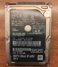 Hard disk 2.5" sata 1 tera tb