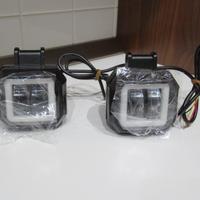 coppia faretti rettangolari a led per moto, 40W