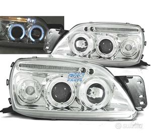 FARI FORD FIESTA 99-02 ANGEL EYES FONDO CROMATO