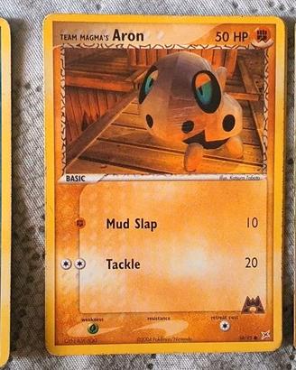 carte Pokemon EX Team Magma-Idro Spheal-Aron-Numel