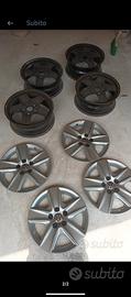 VW cerchi ferro da 15" con coppette 