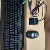 Tastiera e mouse cordless