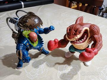 Street Sharks Slammu e Piranoid vintage 