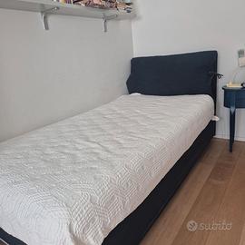 Flou Nathalie - Letto Singolo Tessile Sfoderabile