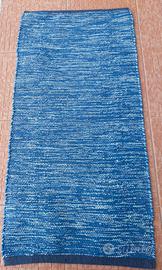 tappeto tappetino cotone blue blu