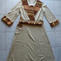 Vestaglia donna VILFRAM bicolore c/cintura/tasca