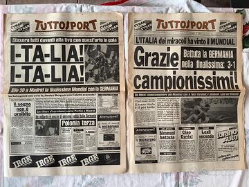 Tuttosport - luglio 1982 - Italia vince Mondiali