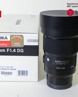 Sigma 20 F1.4 DG Art (Sony)