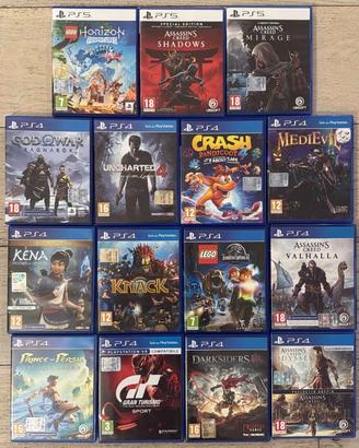 GIOCHI PS4 / PS5  TUTTI IN BLOCCO