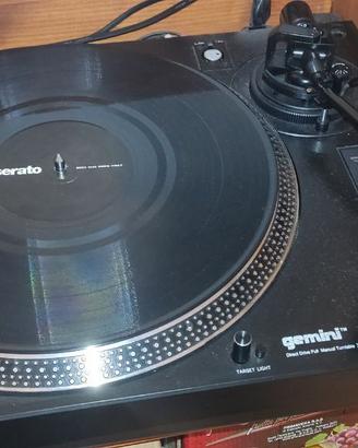 Coppia giradischi Gemini XL-DD50 IV Dj Console
