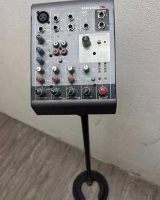 Mixer Proel + supporto inclinazione Yamaha + asta