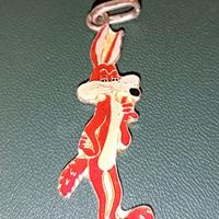 Ciondolo argento e smalto Willy il Coyote
