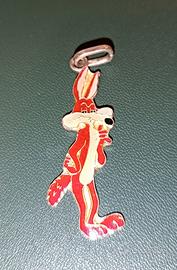 Ciondolo argento e smalto Willy il Coyote