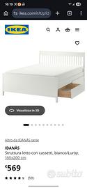 letto idanas smontato