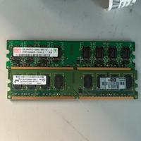 2x DDR2 2GB PC2-5300U-555-12 RAM