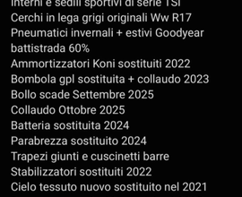 Golf 1.4 turbo benzina e GPL