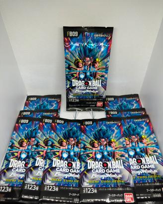 10x FB09 Booster Pack Sealed Dragon Ball FW