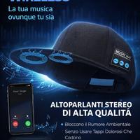 Cappello con cassa bluetooth integrata nuovo