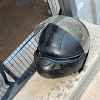 Casco integrale modulare nero opaco