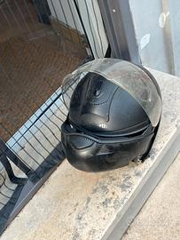 Casco integrale modulare nero opaco