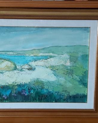 OLIO SU TELA 50X70 - MARINA SARDA (GUIDI 85)
