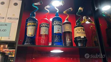 set bottiglie in vetro da collezione 