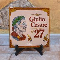 Piastrella personalizzata casa numero civico via