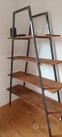 scaffale industrial ferro e legno