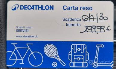 Buono Decathlon Scarpe, Vestiti, Calcio, Bici