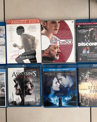 Lotto 8 Blu-ray film 12 anni schiavo The Circle