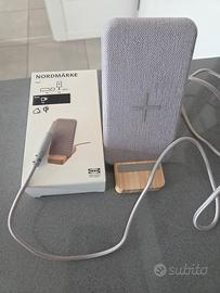 IKEA NORDMÄRKE – Caricatore wireless Qi con stand 