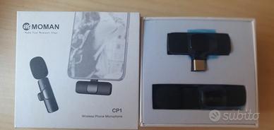 Moman CP1(C) Wireless Phone Microphone per Android