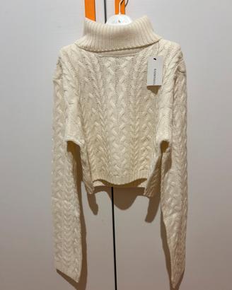 maglia pullover bianco lana terranova