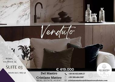 Appartamento di 58 m² con 2 locali a Roma