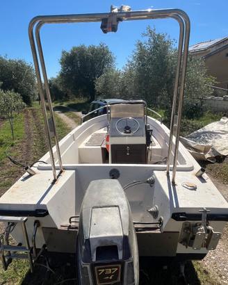 Barca 4,50 motore carrello