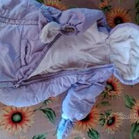 Giacca bimba primi mesi, tutona pile. 6 mesi