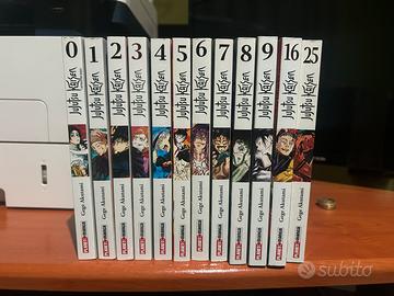 Lotto Manga Jujutsu Kaisen (12 Volumi) Ottimi
