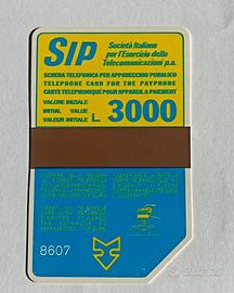 Scheda telefonica SIP 3.000 Lire – Anni ’80