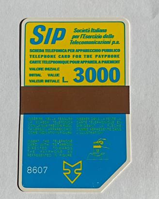 Scheda telefonica SIP 3.000 Lire – Anni ’80