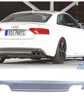 DIFFUSORE PER AUDI A5 COUPE CABRIO 11-17 LOOK S5