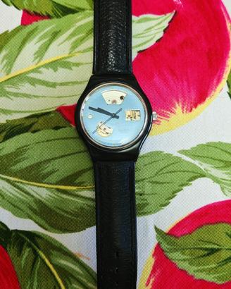 Swatch automatico "Black Motion" raro '91